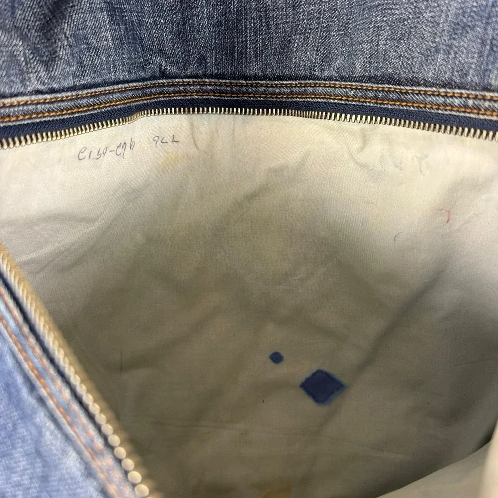 Vtg Gap Y2K Messenger Worker‎ Denim Bag Crossbody Tote Utility Gorpcore School